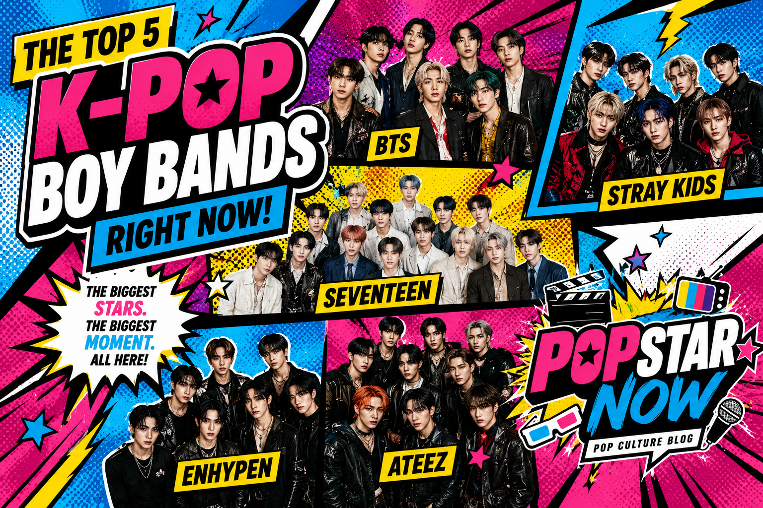 The Top 5 K-Pop Boy Bands Dominating the World Right Now