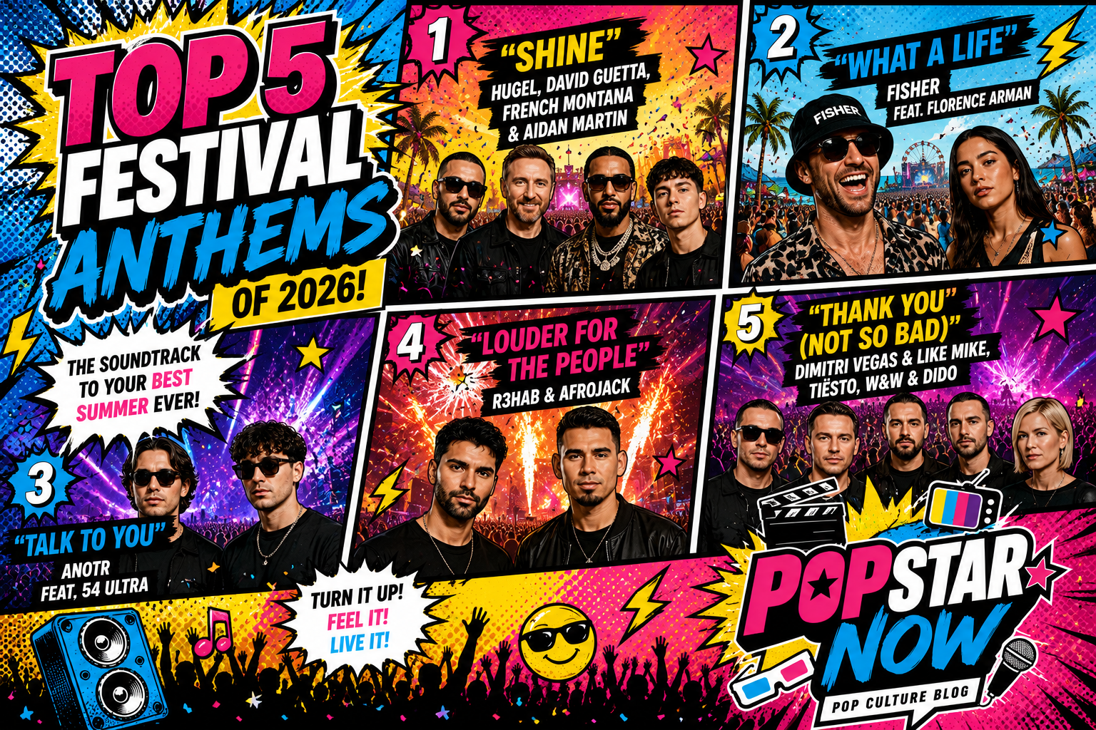 Top 5 Festival Anthems of 2026