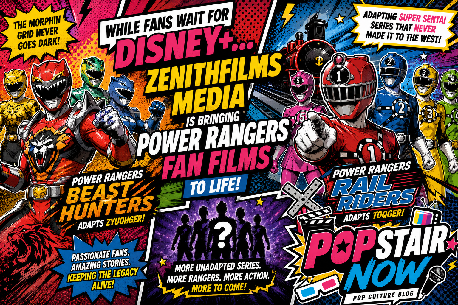 While Fans Wait for Disney+, ZenithFilms Media Is Bringing Unadapted Super Sentai to Life