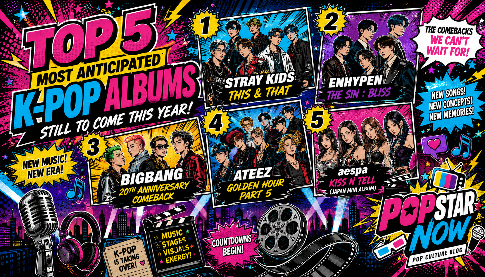 The 5 Most Anticipated K-Pop Albums Still to Come This Year